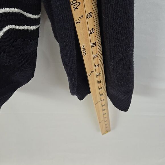 Stacy Adams Navy Blue Tan Plaid Quarter Zip Pullover Sweater Sz 5X - Picture 10 of 12